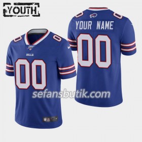 Buffalo Bills Tröjor Custom Nike Royal 100th - Barn